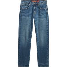 Superdry Byxor & Shorts Superdry Vintage Slim Straight Jeans Herr Från Magasin Elkhorn Mid Blue (28/32)