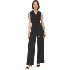 Tommy Hilfiger Jumpsuits & Overalls Tommy Hilfiger Women's Sleeveless Belted Jumpsuit Black