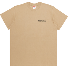 Supreme Bekleidung Supreme Worship T-Shirt aus Baumwolle unisex Baumwolle Nude