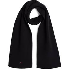 Tommy Hilfiger Black Scarfs Tommy Hilfiger Schal Flag AU0AU01566 Schwarz