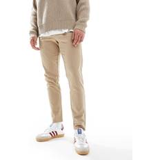 JJ Rebel Slim Chino Trousers - Beige/Neutral