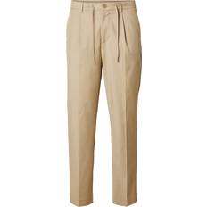 Selected Femme Pantalons Selected Pantalon À plis Leroy - Beige