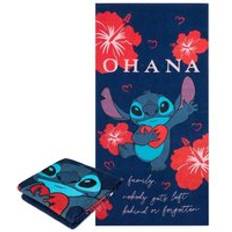 Disney Stitch Beach Towel - One Size Towel Blue