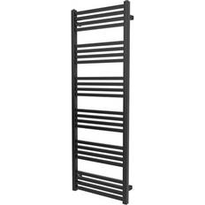 GoodHome Duala Vertical Towel Radiator 450 mm 1272 mm Black