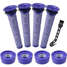 Pre-Filters and 4 Pack HEPA Post-Filters for Dyson V7, V8 Animal and V8 Absolute Cordless Vacuum