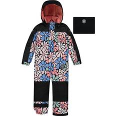 Pink Snowsuits Children's Clothing Deux par Deux Deux par Deux One Piece Snowsuit Little Kids Printed Retro Flowers