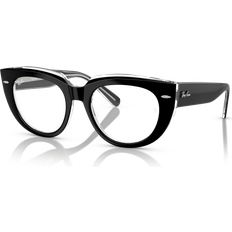 Briller & Læsebriller Ray-Ban RX5586 Doreen 2034 Kvinder Black Black on Clear 48mm