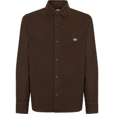 Brown - Men Shirts Dickies Duck Canvas Shirt Man Dark Brown