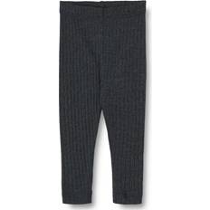Wheat Piger Svedundertøj Wheat Agi Uld/Silke leggings Navy år/92