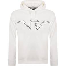 Emporio Armani Logo Hoodie White