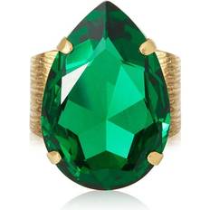 Caroline Svedbom Grön Smycken Caroline Svedbom "Perfect Drop Ring Gold Majestic Green" Ring