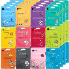 Facial Masks Celavi Face Mask Set 4 Packs of Each 12 48 Masks