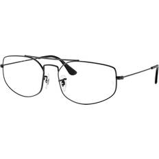 Glasses & Reading Glasses Ray-Ban Explorer V Black Clear Lenses Polarized 56-17 (56-17)