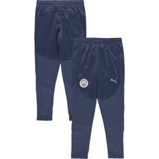 Garçon Pantalons Puma Manchester City Pants - Blue