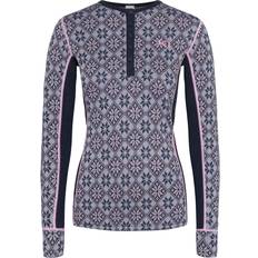 Roze - Skiën Ondershirts Kari Traa Rose Longsleeve - Blauw