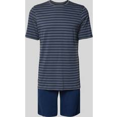 4XL Nattøj Schiesser Casual Essentials Short Sleeve Pyjama - Grey