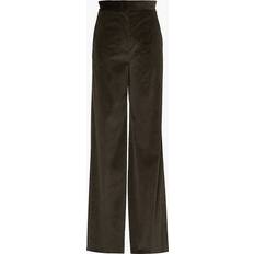 Max Mara Herr Byxor Max Mara Tritone cotton corduroy flared pants