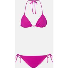 Lila Bikini-Sets Valentino Garavani Vlogo Bikini purple