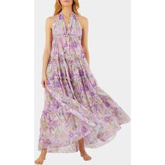 Vilebrequin Dresses Vilebrequin Purple Cotton Halterneck Maxi Dress PURPLE