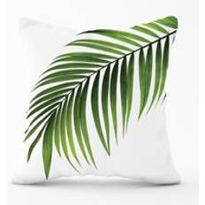 Garden & Outdoor Furniture B&Q Single Palm Leaf Outdoor Cushion 60 cm x 60 cm - Green