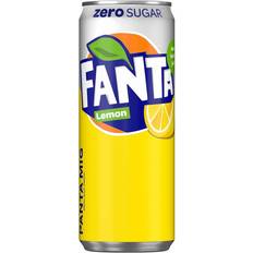 Zuckerfrei Softdrinks Fanta Lemon Zero Sugar 33cl