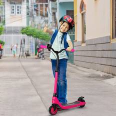 Electric scooter battery Homcom 120W Motor E-Scooter With Battery Display - Pink