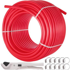 Válvulas de retención VEVOR VEVOR Pex Pipe Tubing 1 Inch 300ft Pex Tubing Non-Barrier Radiant Water Plumbing Pipe Pex-B 1" Non-Barrier/300FT/Red