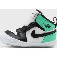 Blanco Botas Jordan 1 Crib Bootie Sneakers - White/Black/Green Glow