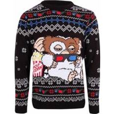 Elastane/Lycra/Spandex - Unisex Jumpers Gizmo Popcorn Knitted Sweatshirt Multi