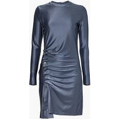 Gathered jersey minidress grey (UK 16)
