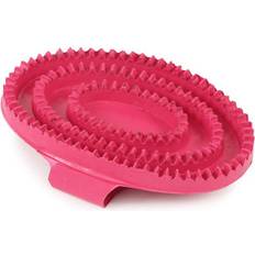 Rubber Grooming & Care Shires Shires EZI-GROOM Rubber Curry Comb Colour: Pink