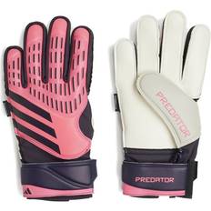 Pink Goalkeeper Gloves adidas adidas Målmandshandske Predator Match Fingersave Vivid Horizon Rød/Sort Børn