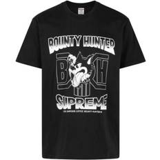 Supreme Tops Supreme x Bounty Hunter Wolf T-shirt unisex Cotton Black