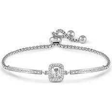 Nomination Crystal Bracelets Nomination Royal Dream Silver Pear Crystal Bracelet Adjustable