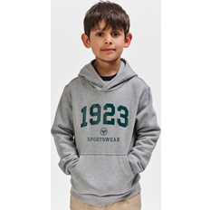 Hummel Grå Hoodies Hummel Hættetrøje HmlNIPPS Grå Drenge