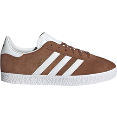 Adidas Junior Gazelle - Preloved Brown/Cloud White/Gold Metallic