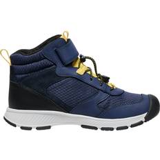 Keen Vandresko Børnesko Keen Big Kids' Skua Waterproof Boot Naval Academy-yoly Yellow Naval Academy-yolk Yellow