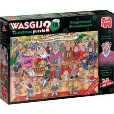 Puslespill Jumbo Wasgij Christmas 18 Gingerbread Showstopper 1000 Pieces