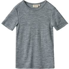 Wheat 12-18M T-shirts Wheat T-shirt Ull Seo Melange Grey år (122) T-shirt