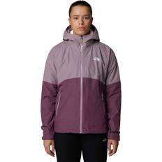 The North Face Womens Diablo Dynamic Zip-In Waterproof Jacket: Purple