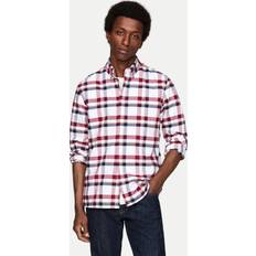 Tommy Hilfiger Herre Skjorter Tommy Hilfiger Check Regular Fit Oxford Shirt DEEP ROUGE MULTI