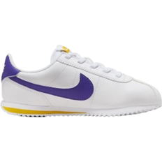 Nike Cortez EasyOn PSV - White/Varsity Maize/Varsity Purple