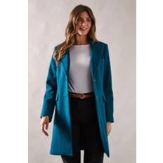 Turquoise - Women Coats Wallis Sb Long Line Coat Teal