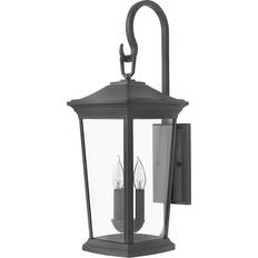 Transparent Lighting Hinkley Bromley 3-Light 24.75-in H Black LED Outdoor 2366MB Wall Light