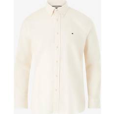 Giallo Camicie Tommy Hilfiger Flex Solid Shirt, Ivory Petal