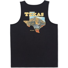 Columbia Men Tank Tops Columbia Men's Texas Graphic Tank Top Black