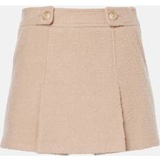 Beige - Short Skirts Tom Ford Wool and silk-blend bouclÃ miniskirt beige (US 10)