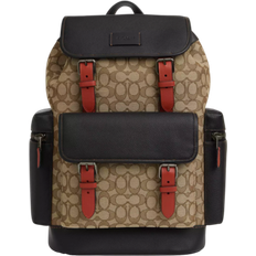 Coach Backpacks Coach Sprint Backpack In Signature Jacquard - Black Antique Nickel/Khaki/Black Multi