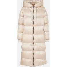 Feathers Coats Max Mara Seipa puffer coat beige (UK 16)