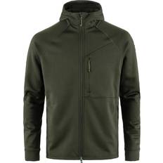 Gang & Vandring - Grøn Sweatere Fjällräven Grid Fleece Hoodie Men-deep forest-2XL